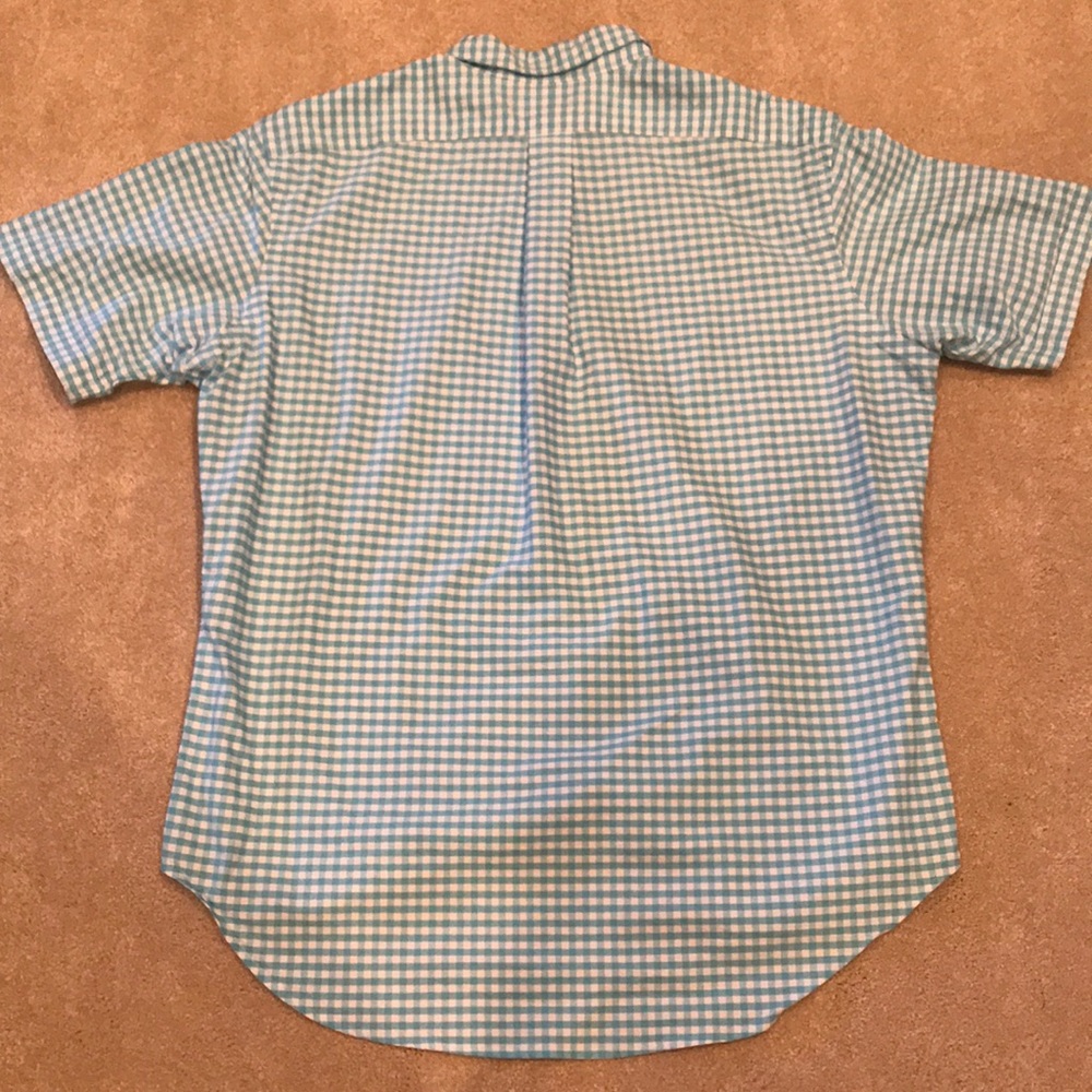 Men’s Polo Checkered Collared Button Down - Picture 6 of 7